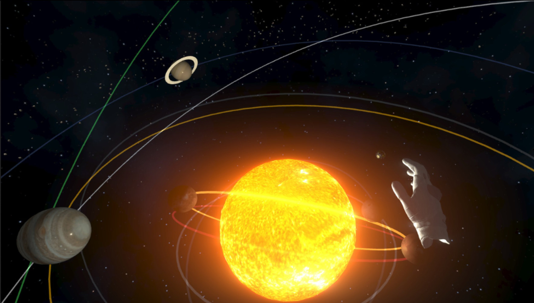 interactive solar system tour